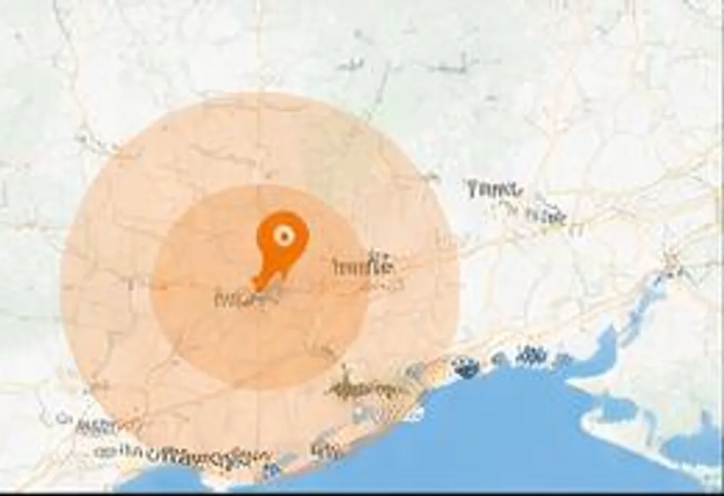 Carte de la zone d'intervention entre Gard et Hérault